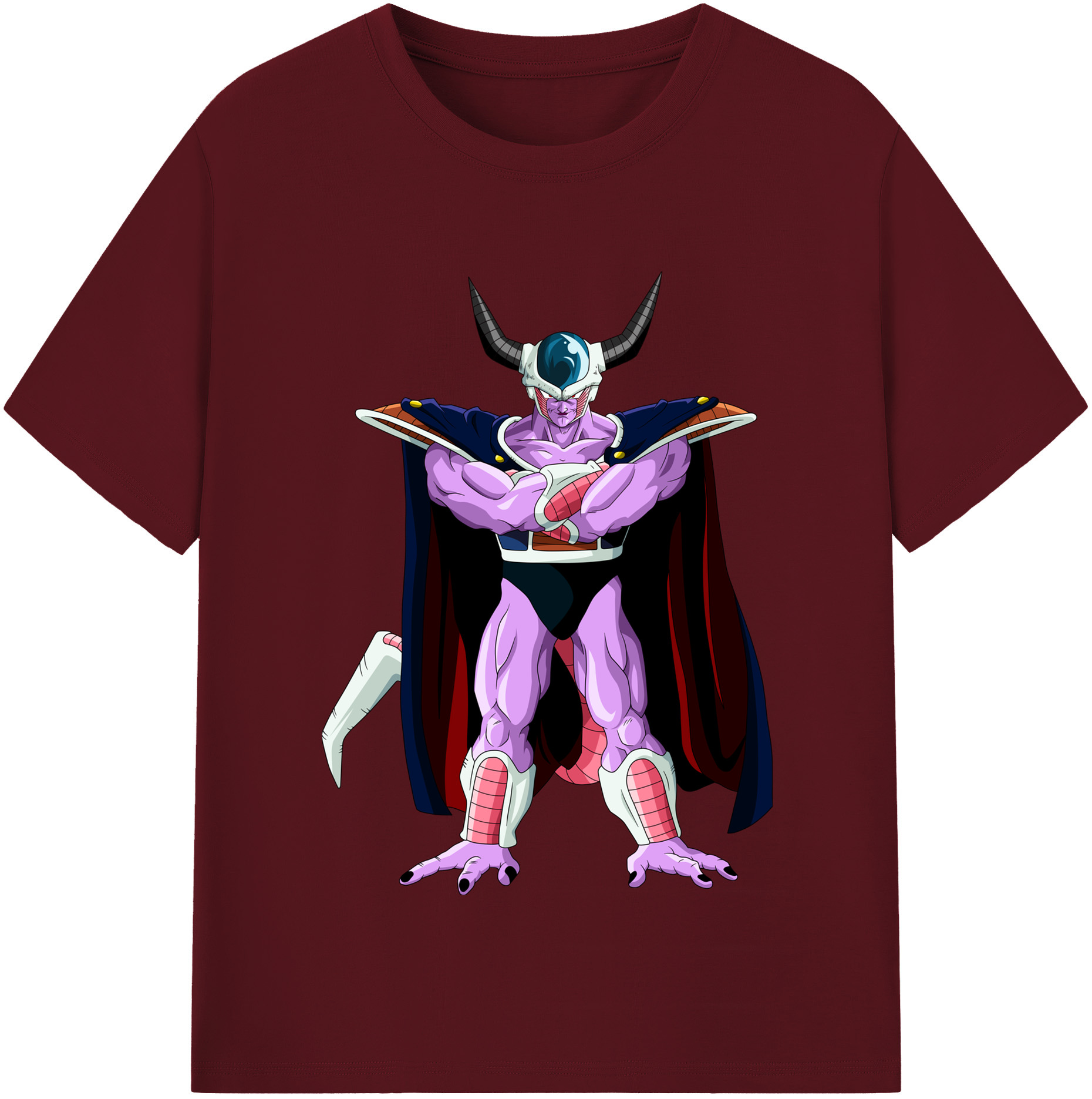 （画像用） ドラゴンボール コルド大王 DRAGON BALL King Cold 綿100％半袖Tシャツ（フロントプリント）